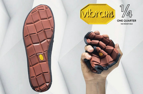 Vibram可折叠四分之一尺寸的鞋款——「One Quarter」发售